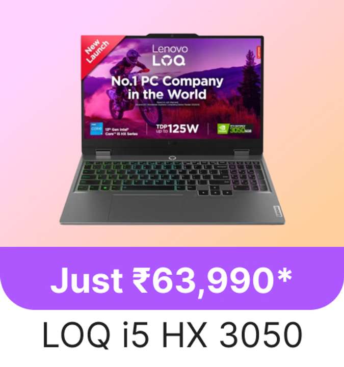 Lenovo LOQ Intel Core i5 13th Gen 13450HX Laptop