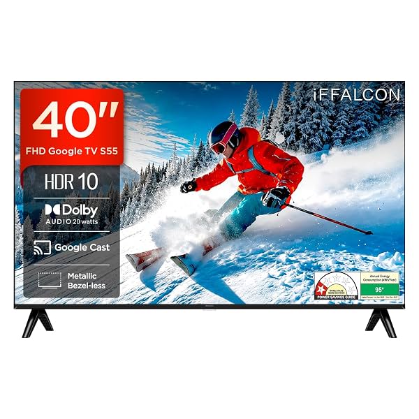 iFFALCON 40-inch FHD Smart Google TV Dolby Audio 20W HDR