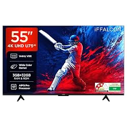 iFFALCON 55U75 55-Inch 4K UHD 144Hz Google Smart TV
