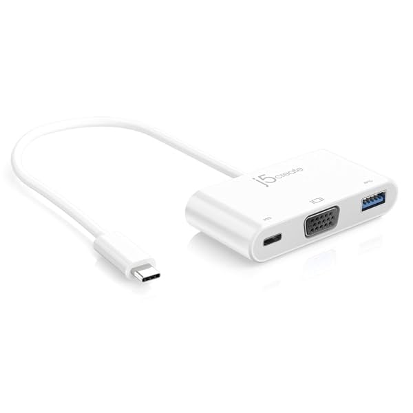 j5create USB-C to VGA & USB 3.0 - Power Delivery