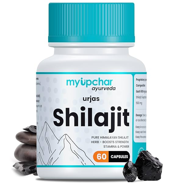 myUpchar Ayurveda Urjas Pure Himalayan Shilajit Capsules