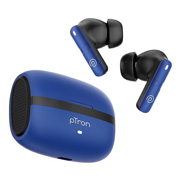 pTron Bassbuds Blaze Wireless Earbuds Berry