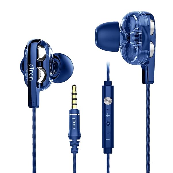 pTron Boom Ultima 4D Dual Driver Wired Headphones
