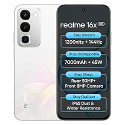 realme 16x 5G Smartphone 6+128GB White