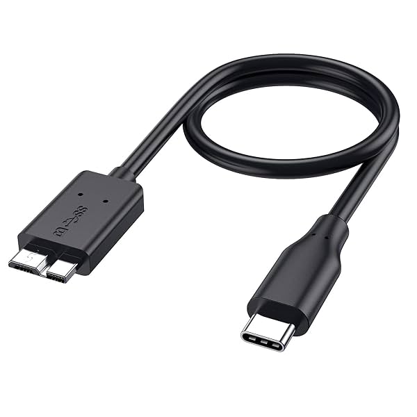 rts usb c hard drive cable USB C Type C to Micro-B USB 3.0 Cable
