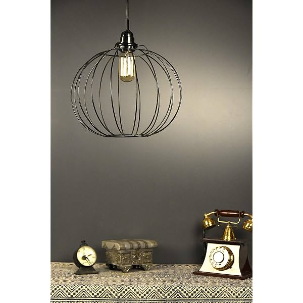tu casa HG-11 Round Metal Wire pendent Light Iron Holder Type e-27 Size