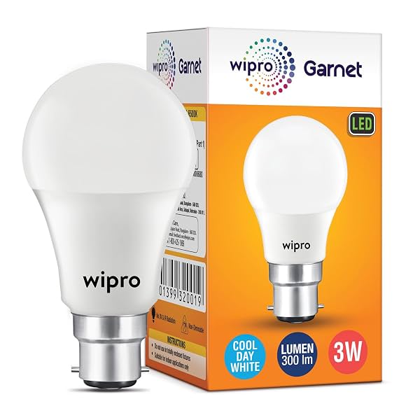 wipro 3W Led Cool Day Light Bulb