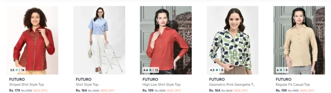 women's clothing up to 90% Discount